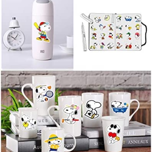 🌱 5 for 50! 25 Snoopy Sticker Pack Vinyl Stickers Decals Water Bottle Computer - Picture 3 of 3